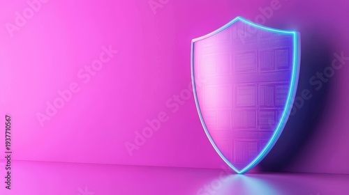 A glowing shield wrapping around a cloud data center, emphasizing protection against cyber threats.