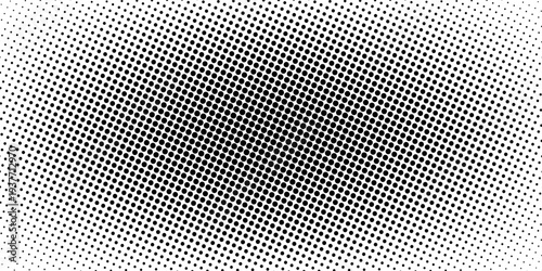 Grunge halftone gradient background. Faded grit noise texture. White and black sand wallpaper. Retro pixelated backdrop. Anime or manga style comic overla