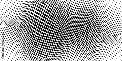 Grunge halftone gradient background. Faded grit noise texture. White and black sand wallpaper. Retro pixelated backdrop.  vector eps 10