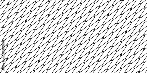 Mesh texture for fishing nets. Grunge pattern for sportswear or soccer goal, volleyball net, basketball hoop, hockey, athletics.