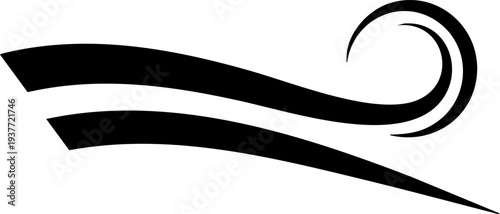 Wind weather forecast icon