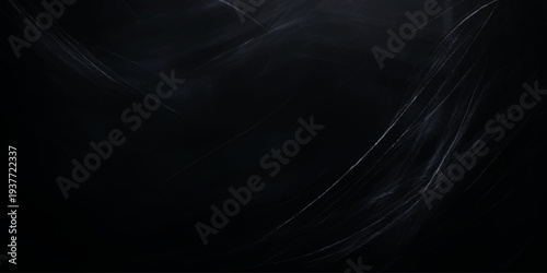 Smooth black and white abstract dark background with flowing blue silk waves and 3d fractal smoke patterns for a motion design backdrop wallpaper