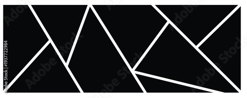 Photo collage template. Mood board grid. Square picture frame. Photography album layout. Vector illustration .eps,10