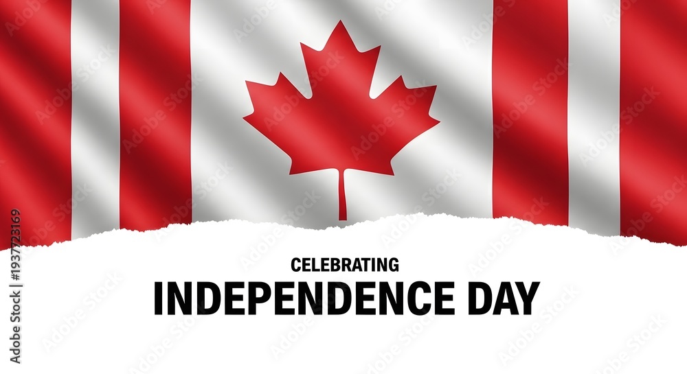 Fototapeta premium Celebrating canada day with patriotic spirit and joy