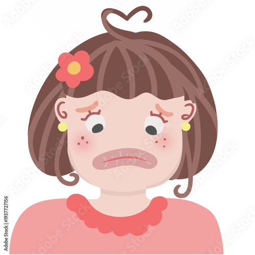 Dry Mouth Vector Illustration