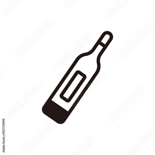 注射器のアイコン 予防接種・ワクチン・採血のベクターイラスト