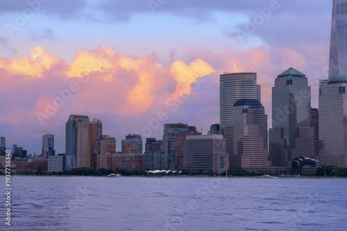 new york city skyline, Building on lower manhattan