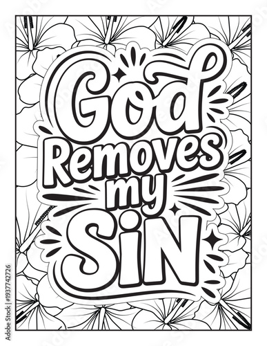 Christian Inspirational Coloring Page