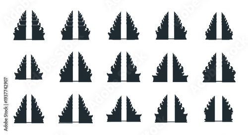 Black Arrows Pointing Upwards.