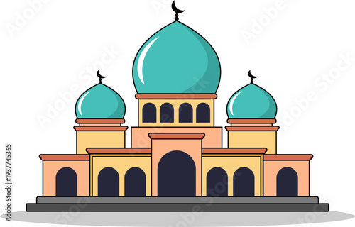 Islamic Mosque Illustration