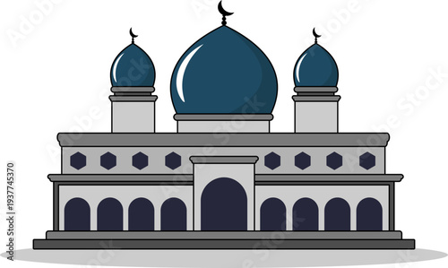 Islamic Mosque Illustration