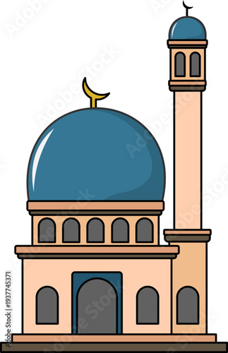 Islamic Mosque Illustration