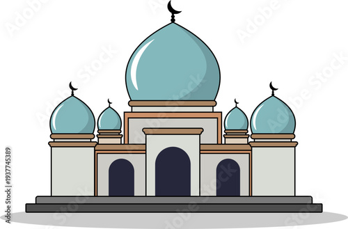 Islamic Mosque Illustration