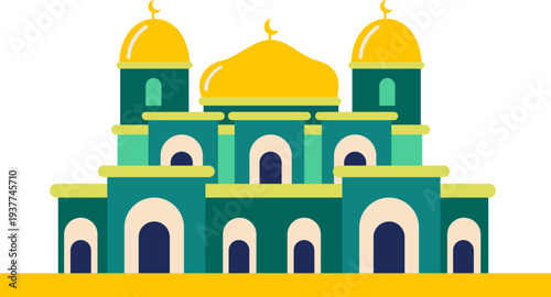 Islamic Mosque Illustration