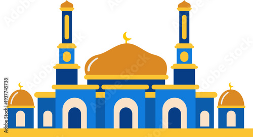 Islamic Mosque Illustration