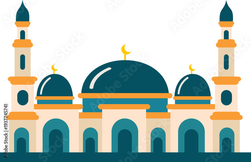 Islamic Mosque Illustration