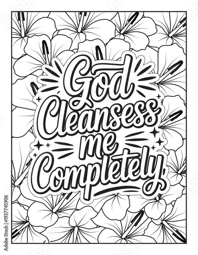 Christian Inspirational Coloring Page