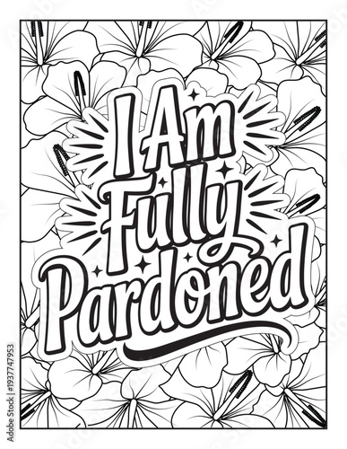 Christian Inspirational Coloring Page