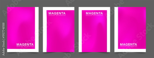 Fuchsia gradient. Dynamic magenta blur effect for music festival posters and event flyers. Vector illustration.