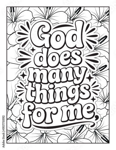 Christian Inspirational Coloring Page