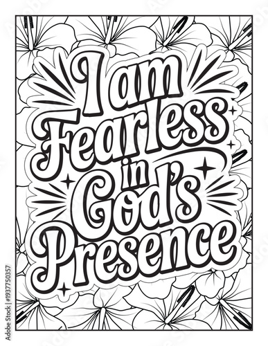 Christian Inspirational Coloring Page