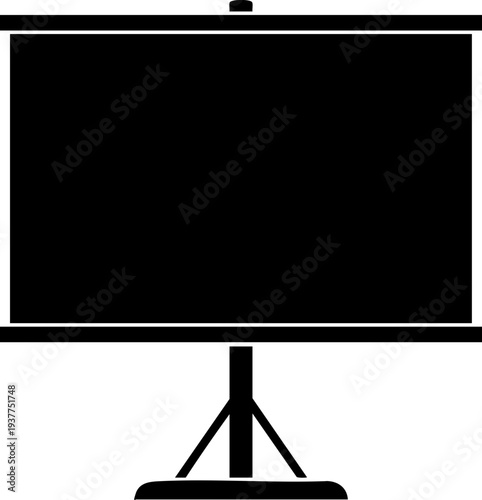 Presentation Screen Whiteboard Lecture Icon