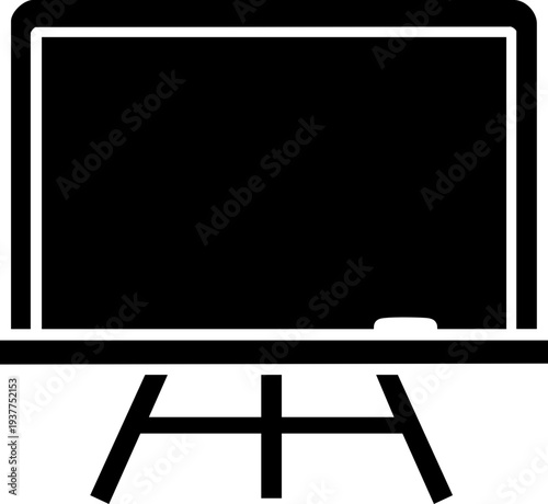Classroom Blackboard Teaching Board Icon Vector