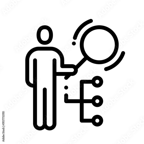 Research  business people icon
