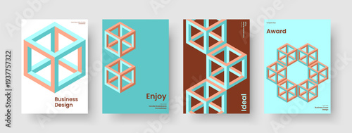 Modern Banner Layout. Isolated Report Template. Geometric Poster Design. Background. Book Cover. Brochure. Flyer. Business Presentation. Catalog. Portfolio. Pamphlet. Magazine. Newsletter