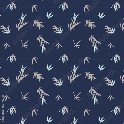 Multicolour leaf art pattern with all tops print