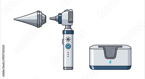 Medical Otoscope and Charging Case - ENT Diagnostic Tool