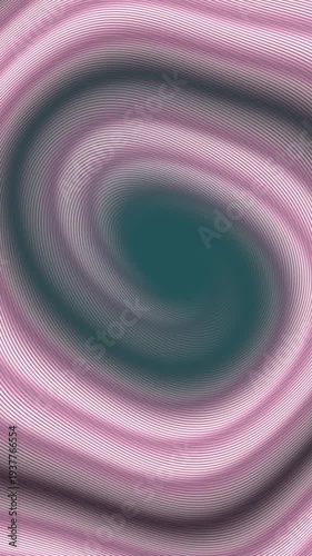 Hypnotic Soft Focus Spiral Background Loop Animation.
