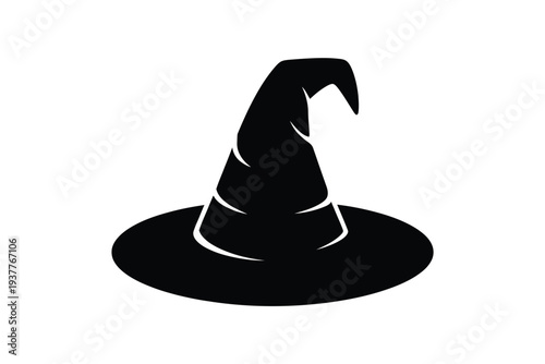 Black witch hat silhouette magic witchcraft 1