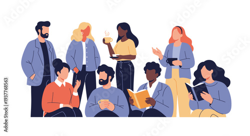 Diverse Group Of People.