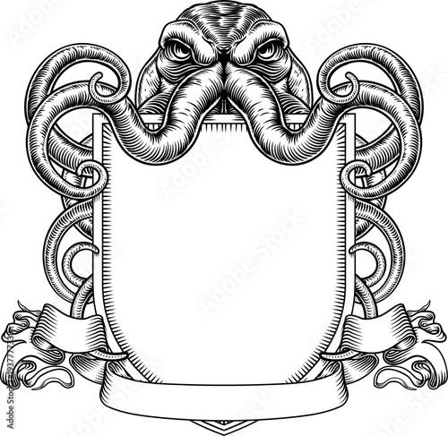 Octopus or Cthulhu monster ...