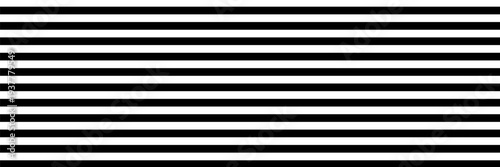 Fotografija Abstract black and white horizontal striped pattern background, seamless geometric lines texture for fashion design, textile, wallpaper, corporate branding, and minimalist digital backdrop