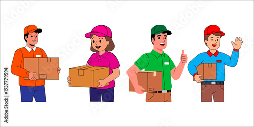 Illustration of Delivery Holding Box