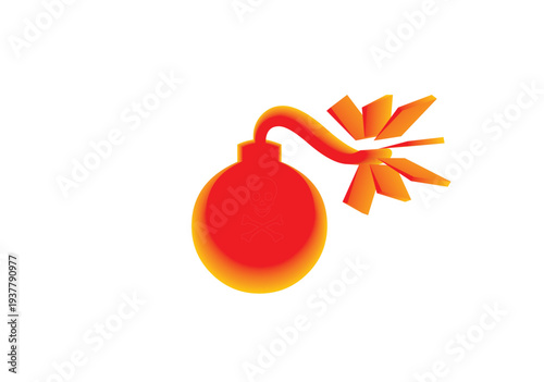 boom, mark, exclamation, idea, punctuation, orange, red, yellow, background, no people, bang, burst, colourful, comic, explode, explosion, humor, pop, signs, speak, superhero, talk, artistic, blast