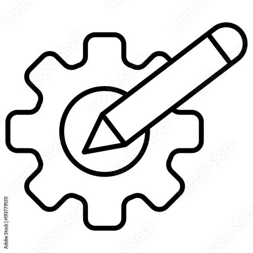 Message Clarity Outline Icon Illustration Vector