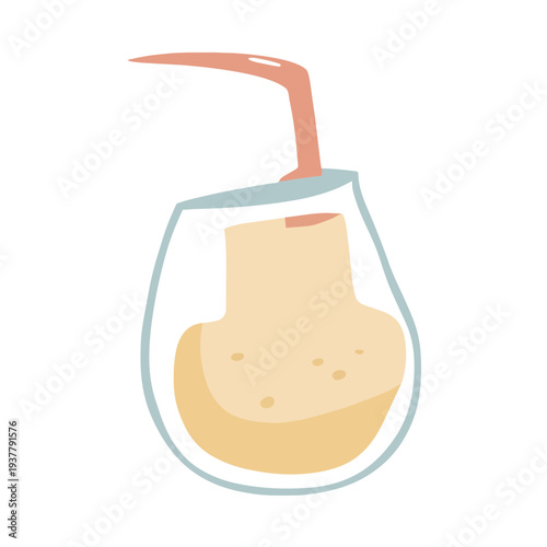 Abstract illustration depicting a figure with an open head and an extended arm