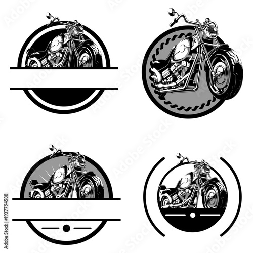 Badge Circular Motor Classic Cruiser Insignia