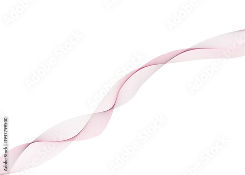 Abstract flowing light purple wavy transparent lines creating a soft ethereal gradient on a transparent background