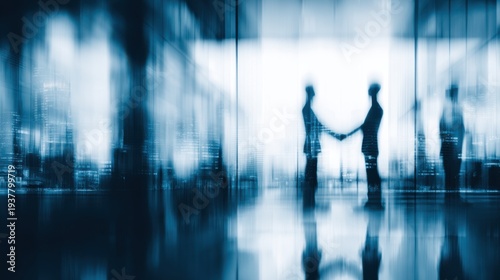 Business partnership signing event corporate office photography professional environment silhouette viewpoint collaboration concept