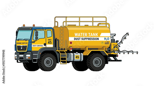 Water Tank Truck for Dust Suppression