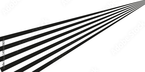 Abstract perspective line wave stripes with 3d dimensional effect.