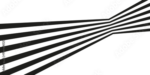 Abstract perspective line wave stripes with 3d dimensional effect.