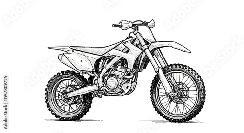 Dirt Bike Sketch