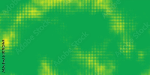 vector Green halftone dots background, yellow to lime gradient pattern, smooth color transition, modern design eps10