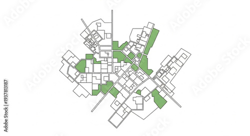 Architectural Floor Plan Design Blueprint.