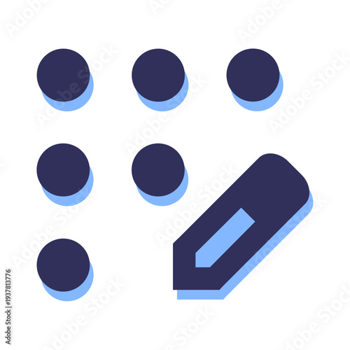 Vector App Registration Pad Icon For UI_Filled Line Icon